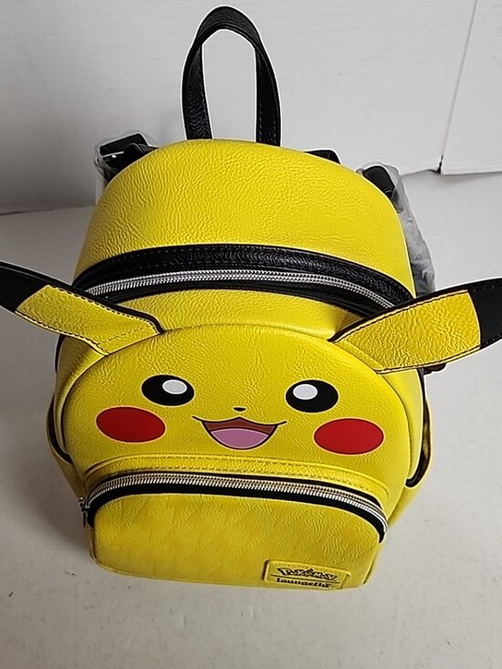 Loungefly Pokemon Faux Leather Pikachu Full Art Cosplay Mini Backpack main image 9